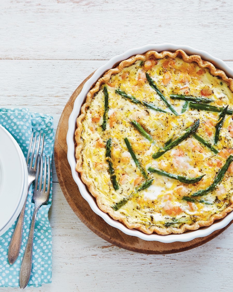 Asparagus and Seafood Quiche | Edible Lower Alabama