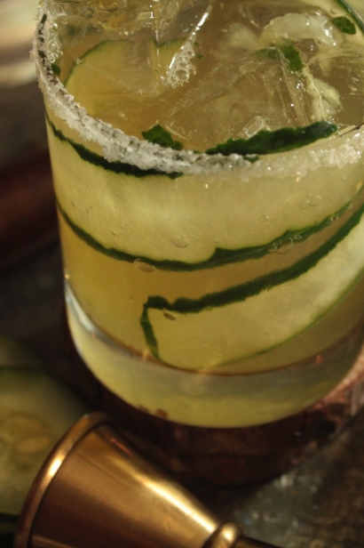Tongue and Groove Cucumber Cocktail